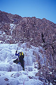 Ice climbing in Glencoe